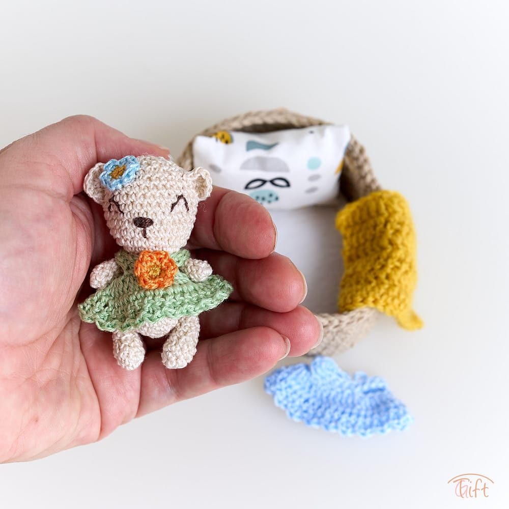Macík Lila v košíku – miniatúrny svet plný nežnosti