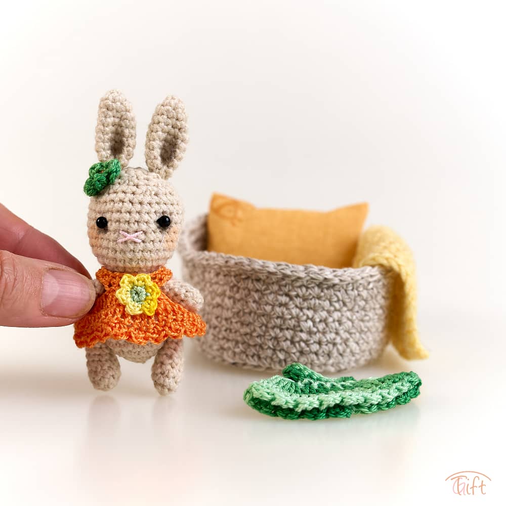 Zajačik Coco v košíku – miniatúrny svet plný nežnosti