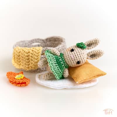 Zajačik Coco v košíku – miniatúrny svet plný nežnosti